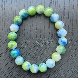 Persian jade bracelet 10mm SIZE 6.5-7’